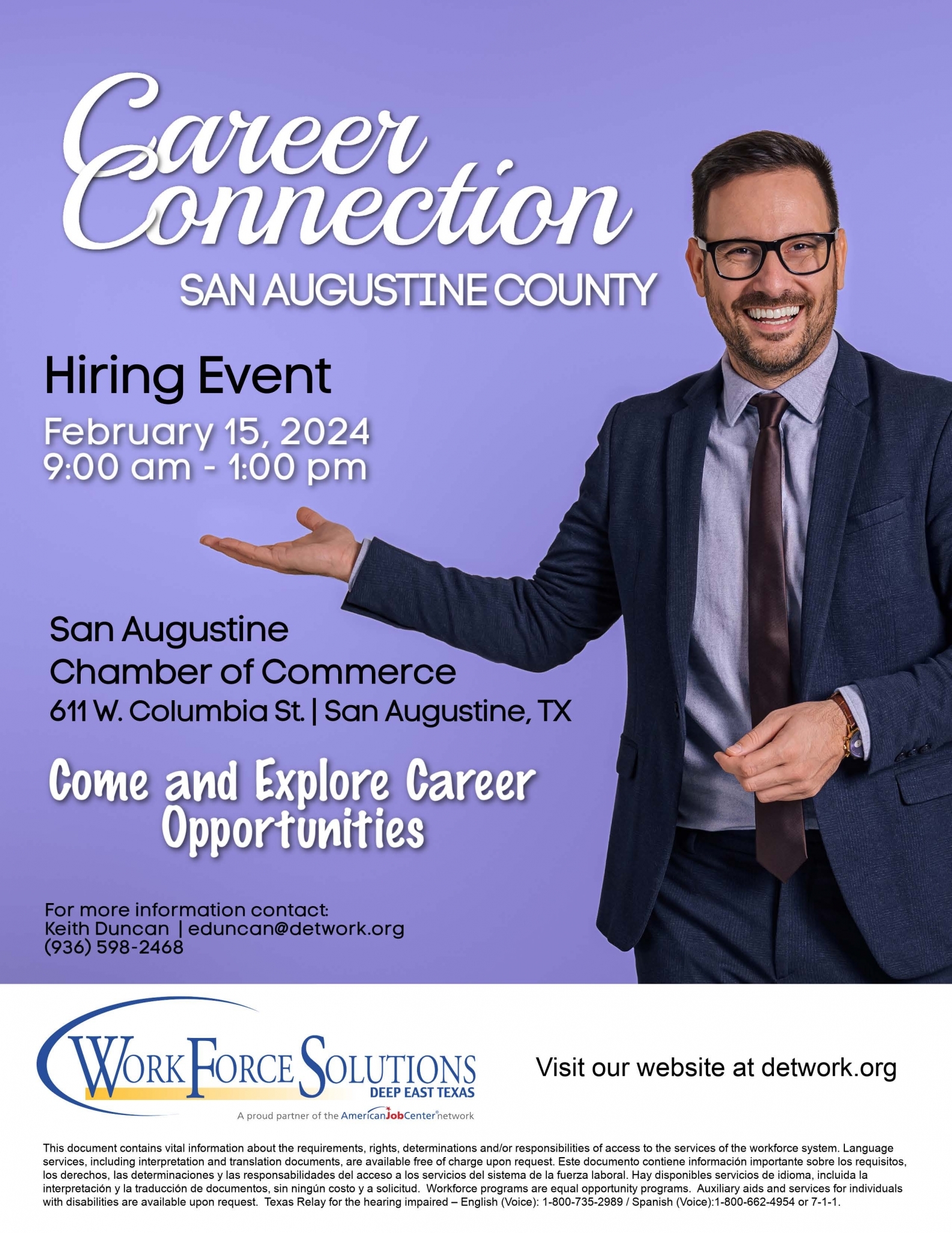 Career Connection in San Augustine County