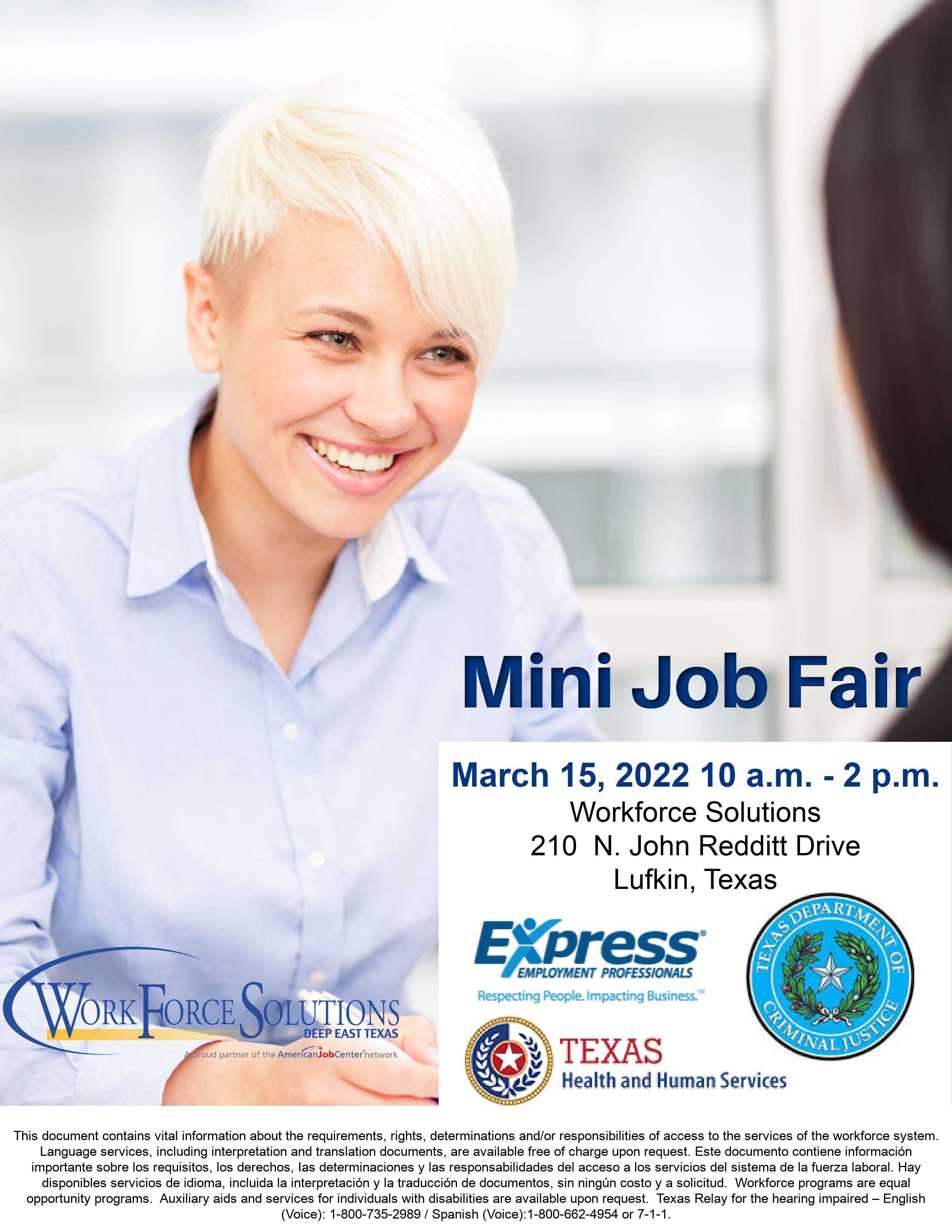 Job Fair in Lufkin Texas