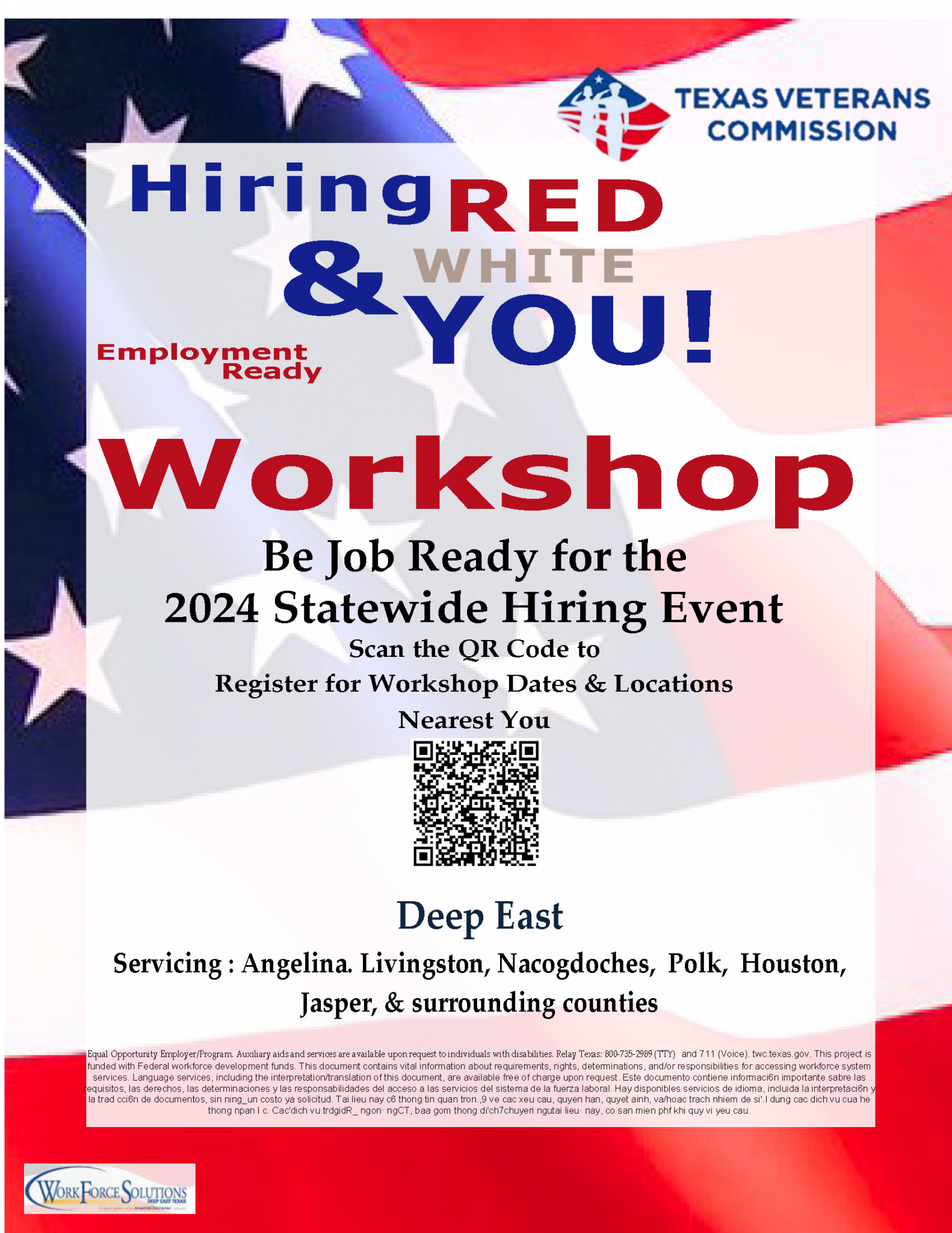 Texas Veterans Commission Employment Ready Workshop