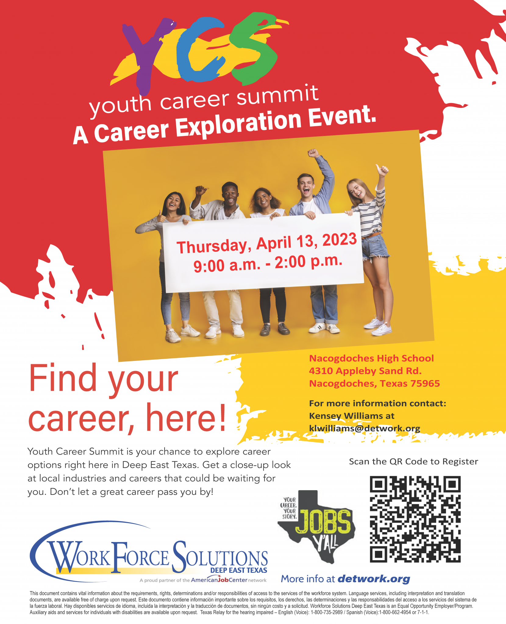 Youth Career Exploration at Nacogdoches High School April 13 2023