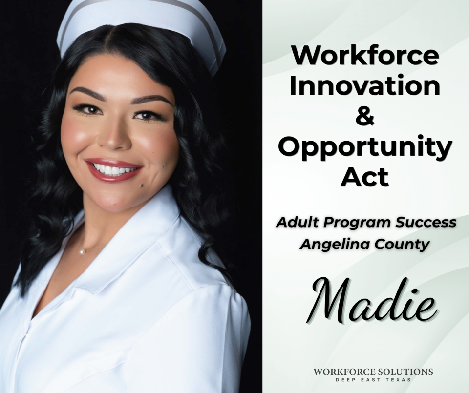 Spotlight on Success: Madie, WIOA Adult