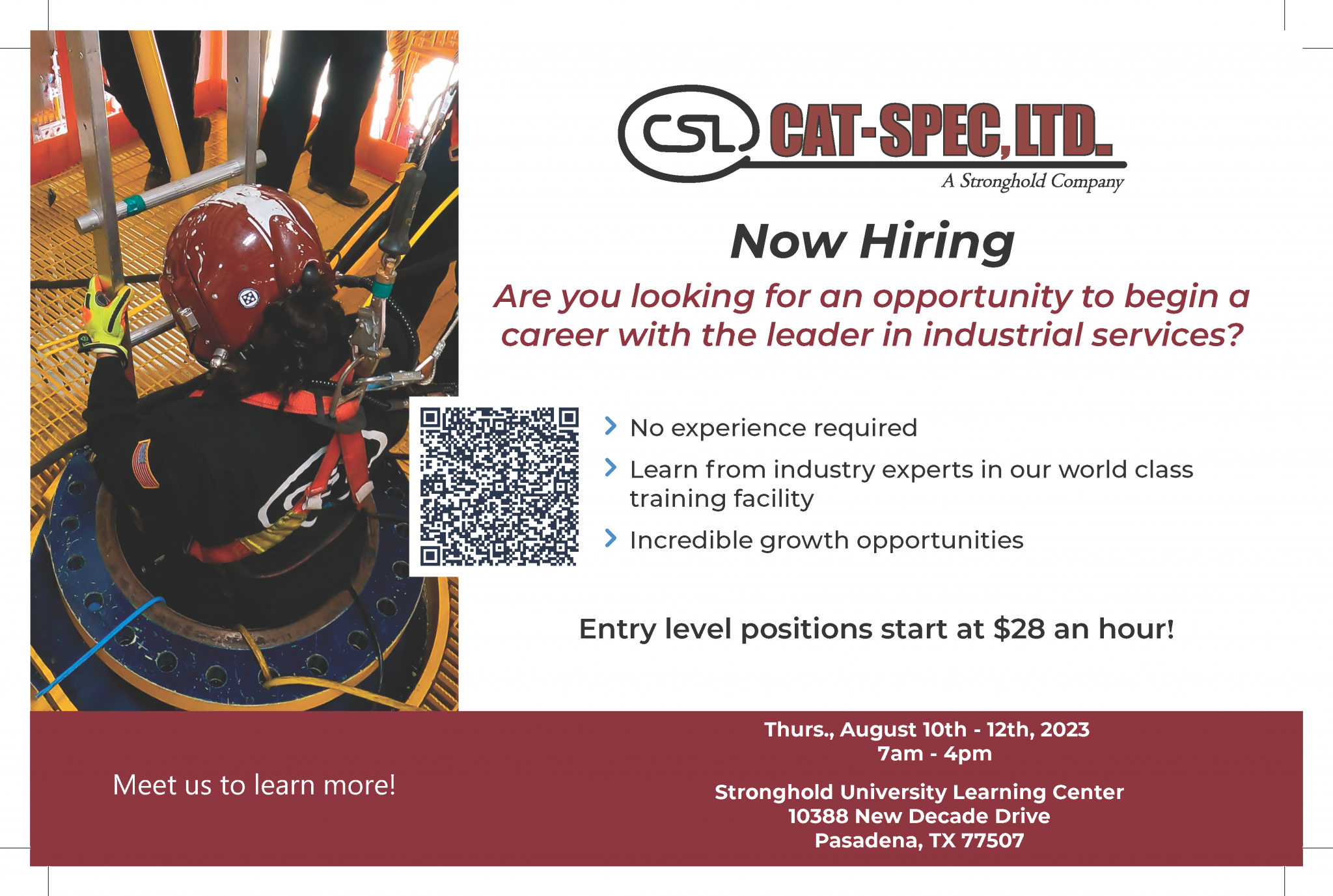 Cat-Spec, Ltd. Hiring Event