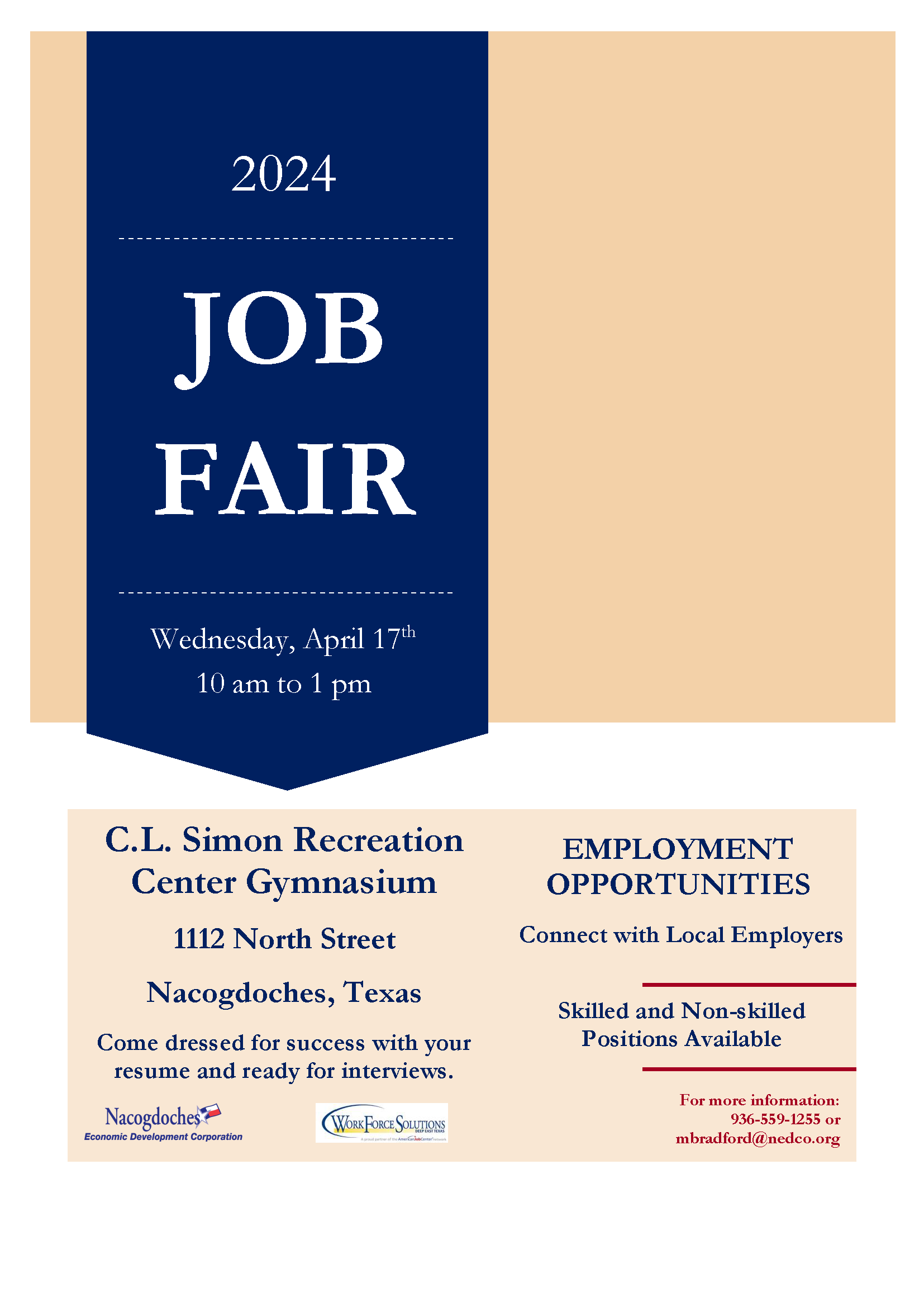 NEDCO 2024 Job Fair