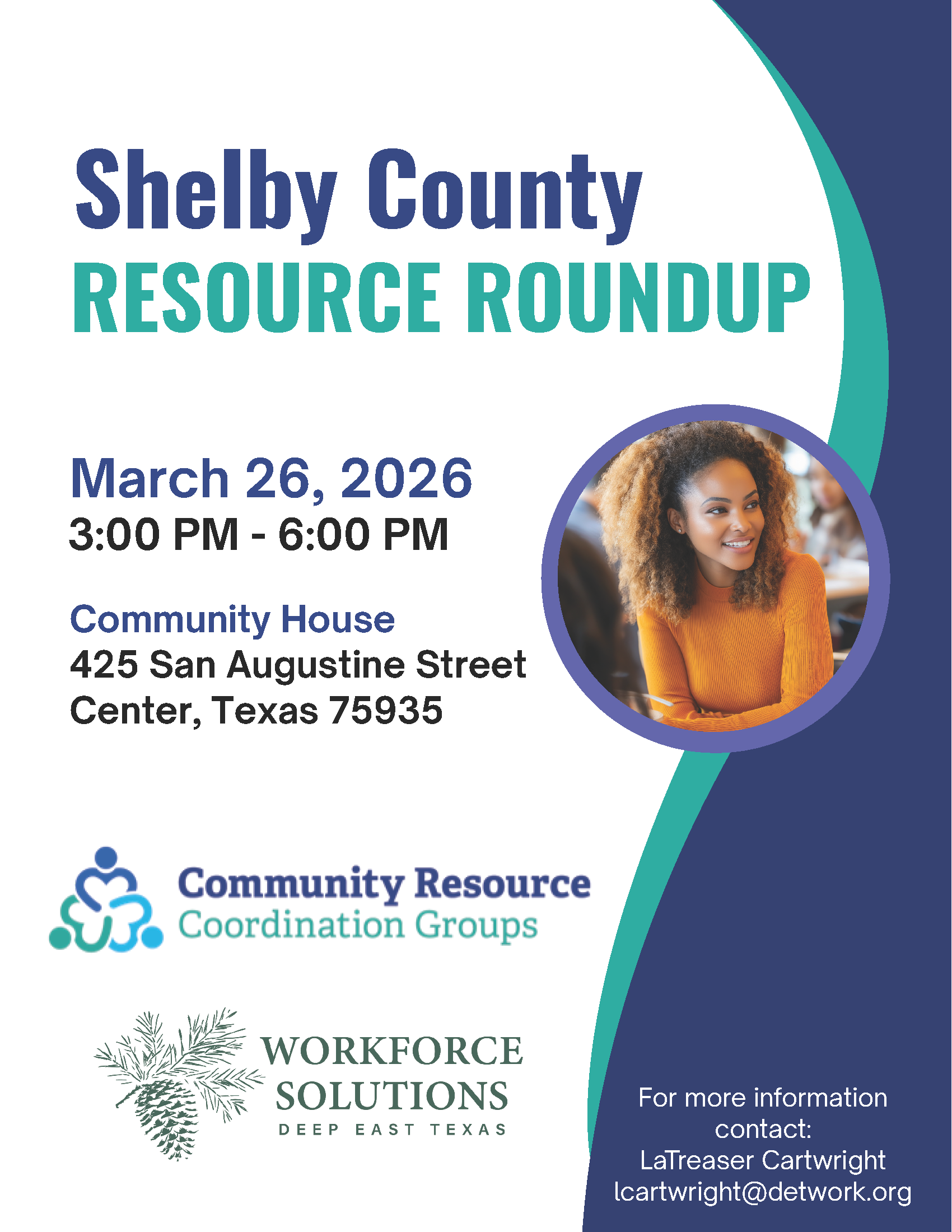Shelby County Resource Roundup Customer Ve La Treaser Cartwright