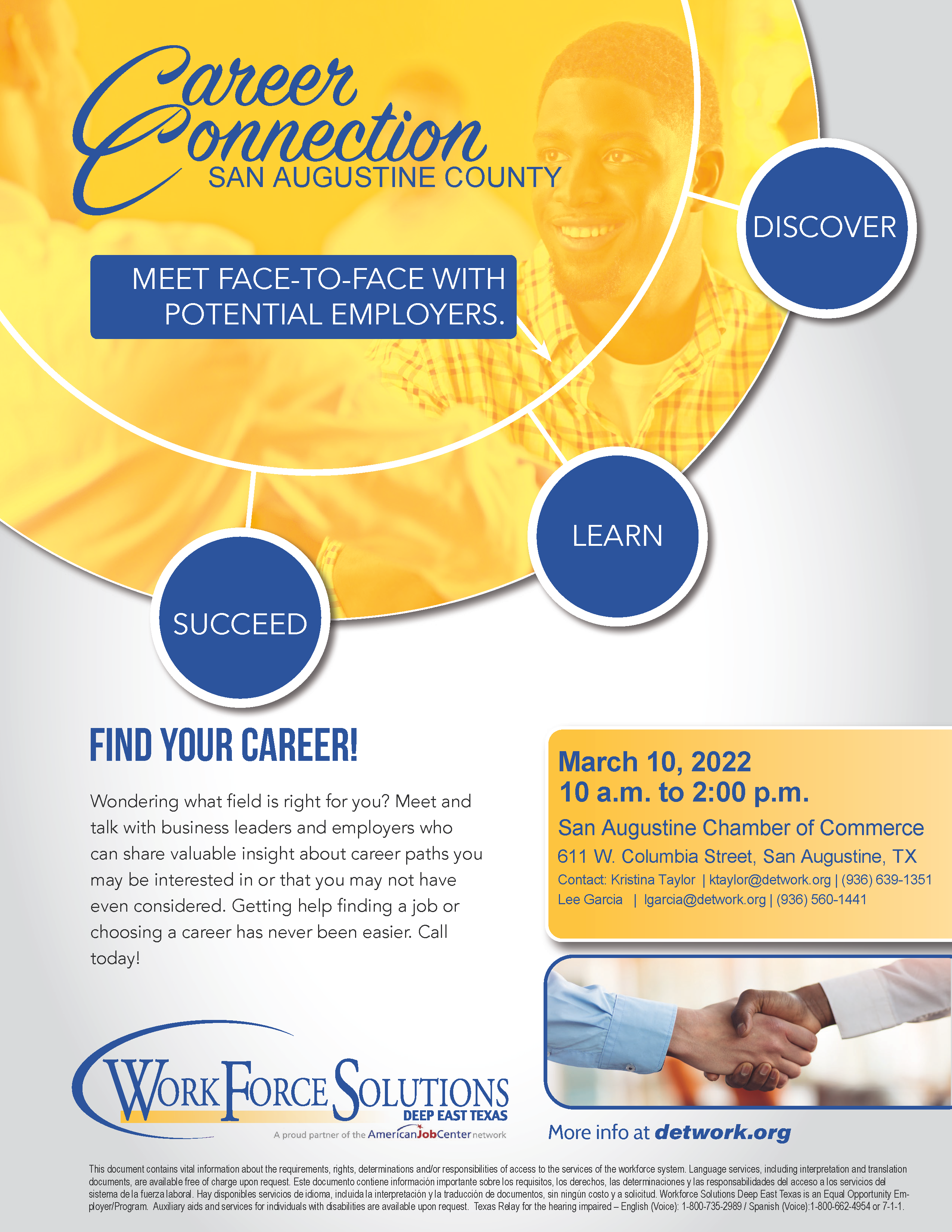 Career Connection San Augustin County