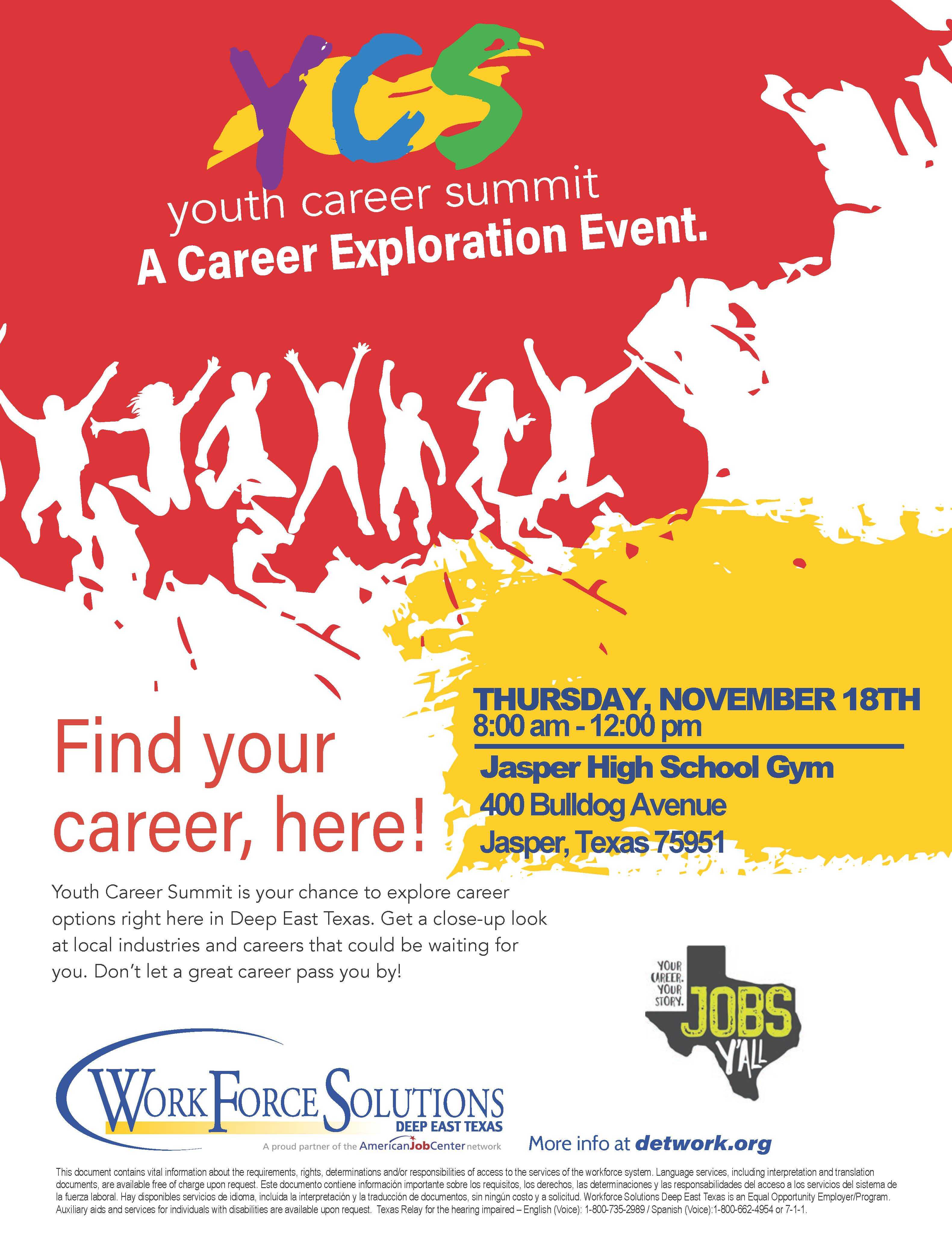 Youth Career Summit Jasper County